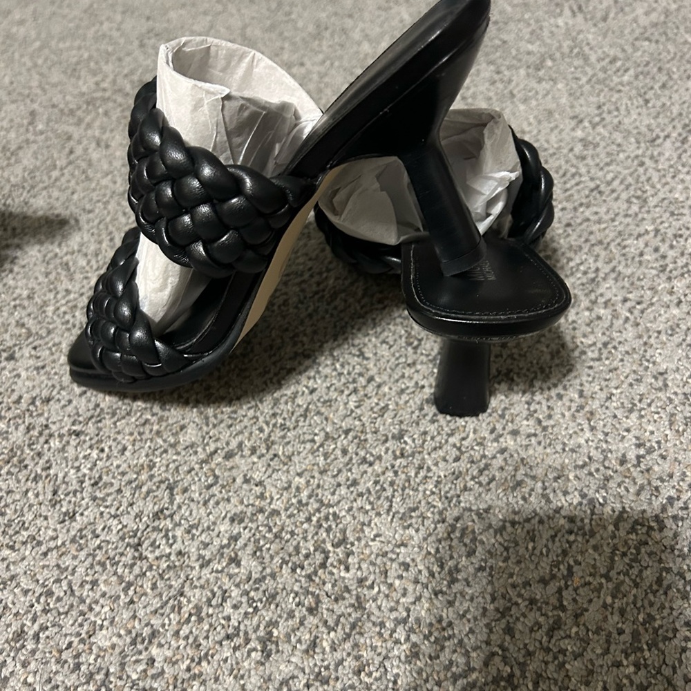 Michael Kors Amelia braided mule sandals NWOT